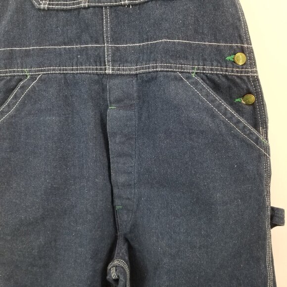 Liberty Overalls Carpenter Button Fly 36 x30 Farmer Construction Made In USA - Picture 7 of 14
